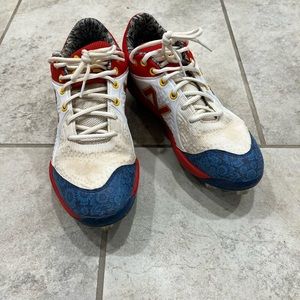 New Balance Size 10 David Sunflower Seed Baseball Clets!